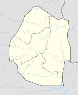 Lobamba ubicada en Suazilandia
