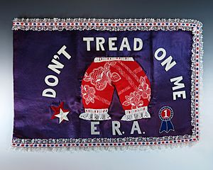 Archivo:First Lady Betty Ford’s “Bloomer Flag”