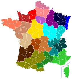 Archivo:France proposal regions (1955) map
