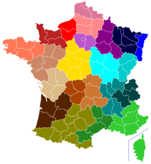 Archivo:France proposal regions (1955) map