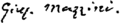 Giuseppe Mazzini Signature