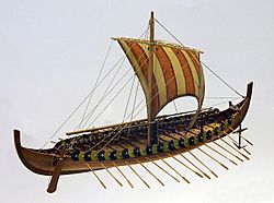 Archivo:Gokstad-ship-model