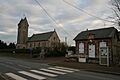 Goustranville - Église et mairie