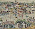 Inner Harbor by Susette Schultz Keast, 1922, PAFA
