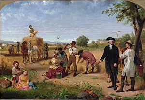 Archivo:Junius Brutus Stearns - George Washington as Farmer at Mount Vernon