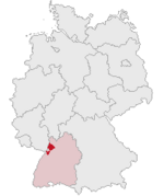 Archivo:Lage des Landkreises Karlsruhe in Deutschland