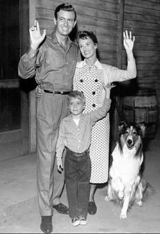Archivo:Lassie 1957 cast photo