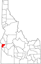 Archivo:Map of Idaho highlighting Payette County