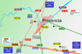 Mapa de careteras de Plasencia