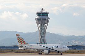 PIA 1st flight to BCN airport