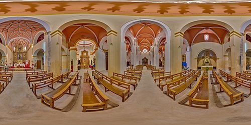 Interior de la iglesia de San Andrés