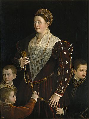 Parmigianino, ritratto di camilla gonzaga coi figli.jpg