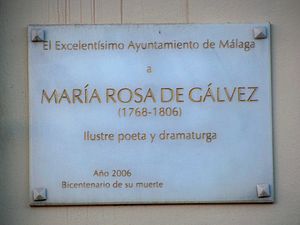 María Rosa de Gálvez para Niños