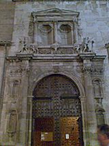 Archivo:Puerta lateral Iglesia de las santas Justa y Rufina (Orihuela)