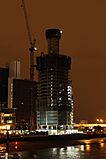 St George Wharf Tower under construction Nov 6 2011