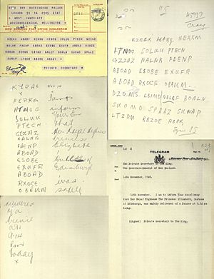 Archivo:Telegram announcing the birth of Prince Charles