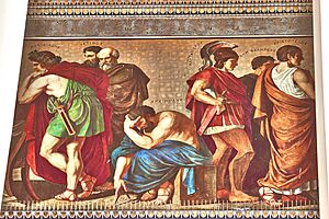Archivo:The frescoes of the historic building of the University of Athens, 25 September 2021
