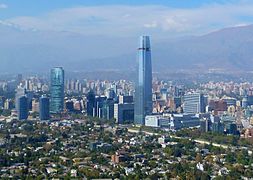 Vista Parcial de Santiago de Chile 2013