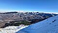 Vista Valle del Sol, Concha de Pineda y cordal de La Demanda desde el Mencilla
