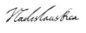 Firma de Ladislao IV de Polonia