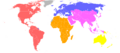 World Map FINA
