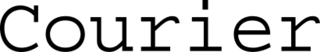 Courier font.svg