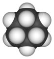 Cyclohexane-3D-space-filling