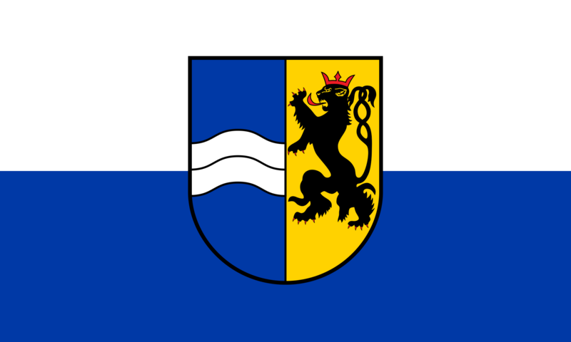 Flagge Rhein-Neckar-Kreis