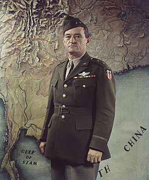 General Claire Lee Chennault by Harry Warnecke and Robert F. Cranston, 1943, color carbro print, from the National Portrait Gallery - NPG-NPG 95 399Chennault-000005.jpg