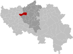 Grâce-Hollogne Liège Belgium Map.svg