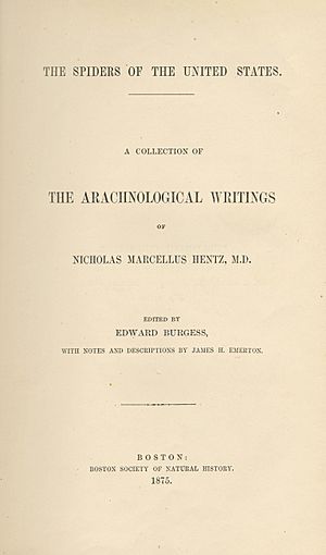 Archivo:Hentz Spiders of the United States title page