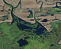 Lake debo mali - Landsat8 December 2013