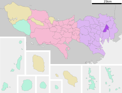 Location of Sumida ward Tokyo Japan.svg
