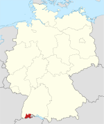 Archivo:Locator map WT in Germany