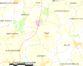 Map commune FR insee code 72349