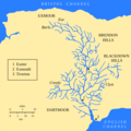 Map of River Exe en