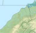 Mapa físico de localización Tumbes