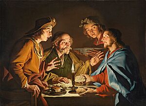 Archivo:Matthias Stom - The supper at Emmaus