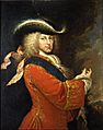 Meléndez, Miguel Jacinto - Philip V, king of Spain, in suit of hunt - Google Art Project