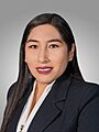 Olivia Guachalla Yupanqui (Official Photo, 2020) Chamber of Deputies of Bolivia