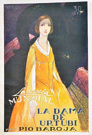Archivo:Pío Baroja 1927 La dama de Urtubi