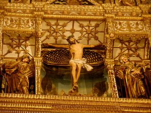 Archivo:Palencia - Catedral - retablo mayor 01