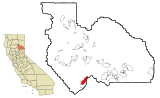 Plumas County California Incorporated and Unincorporated areas Little Grass Valley Highlighted.svg