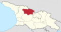 Racha-Lechkhumi in Georgia (disputed hatched)
