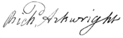 Signature of Richard Arkwright (4672389).png