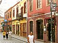 Street in Ladidaka neighbourhood of Thessaloniki July 2006