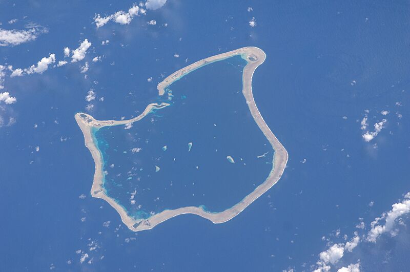 Suwarrow Atoll, Cook Islands (ISS021-E-17722)