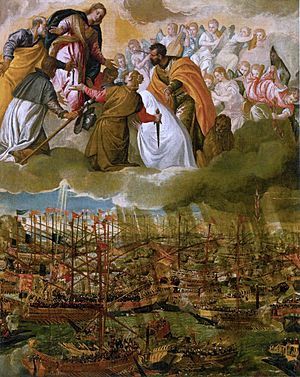 Archivo:The Battle of Lepanto by Paolo Veronese