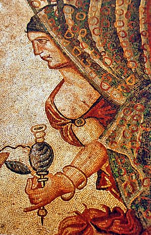 Archivo:Villa Romana de La Olmeda Mosaicos romanos 005