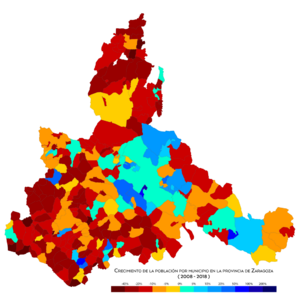 Zaragoza Crecimiento-2008-2018